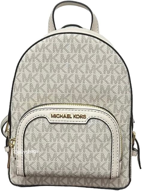 michael kors jaycee xs mini convertible backpack mk signature crossbody|Michael Kors Jaycee XS Mini Convertible Backpack MK .